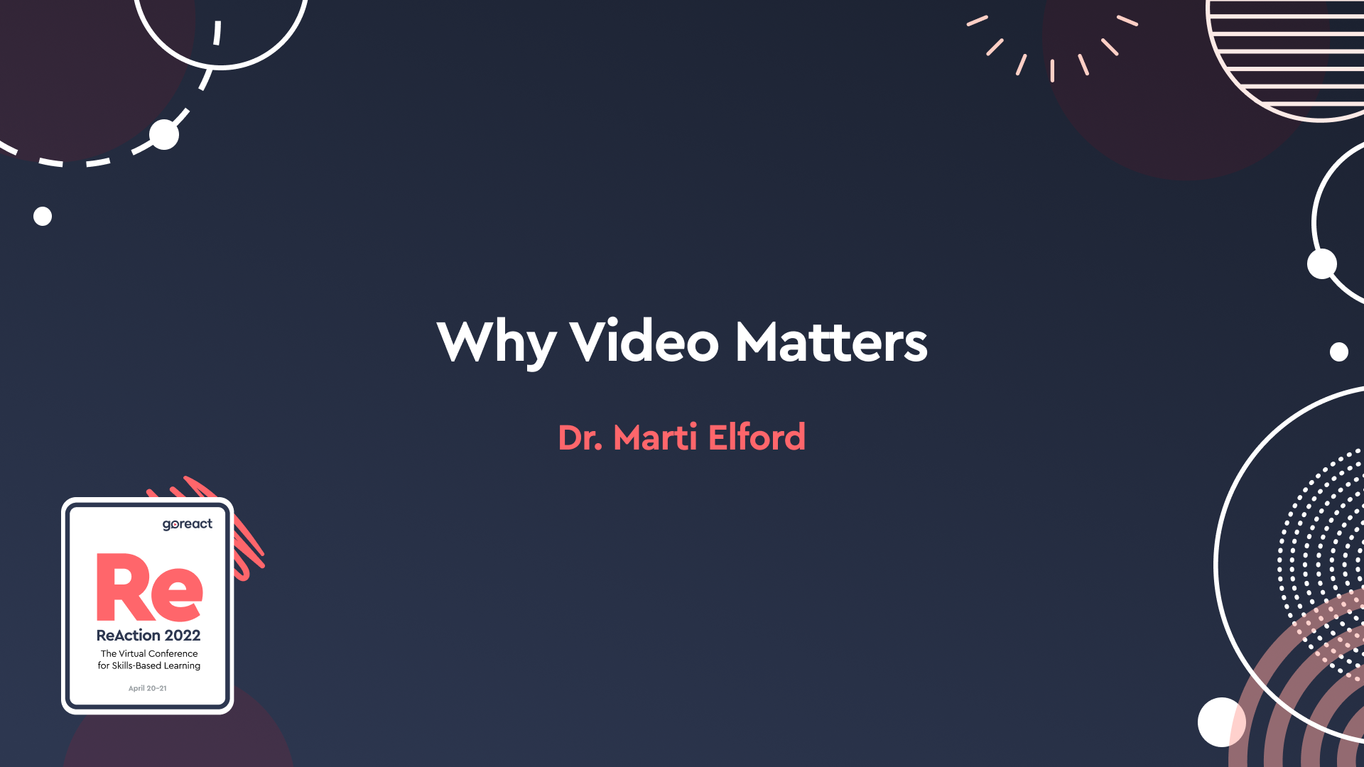 Feedback: Why Video Matters