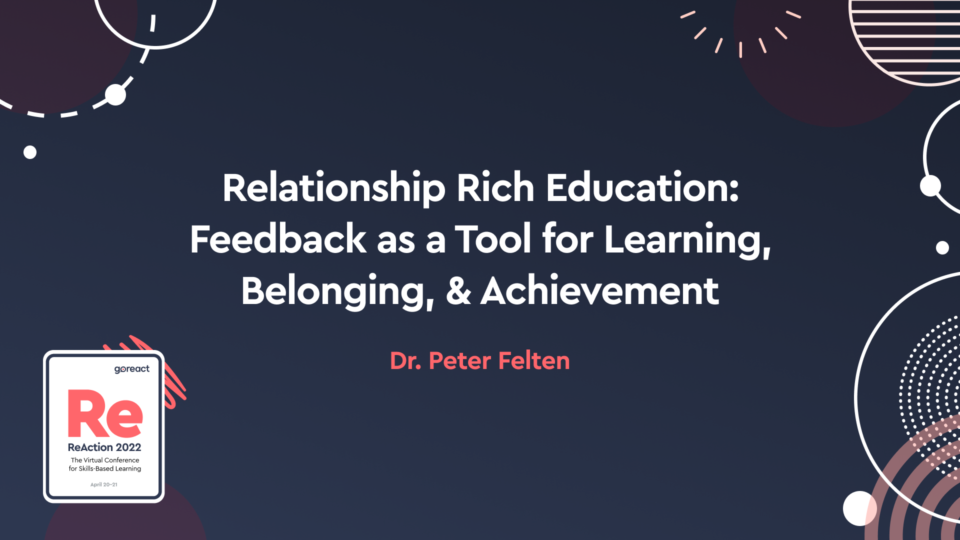 Relationship Rich Education: Feedback as a Tool for Learning, Belonging, & Achievement