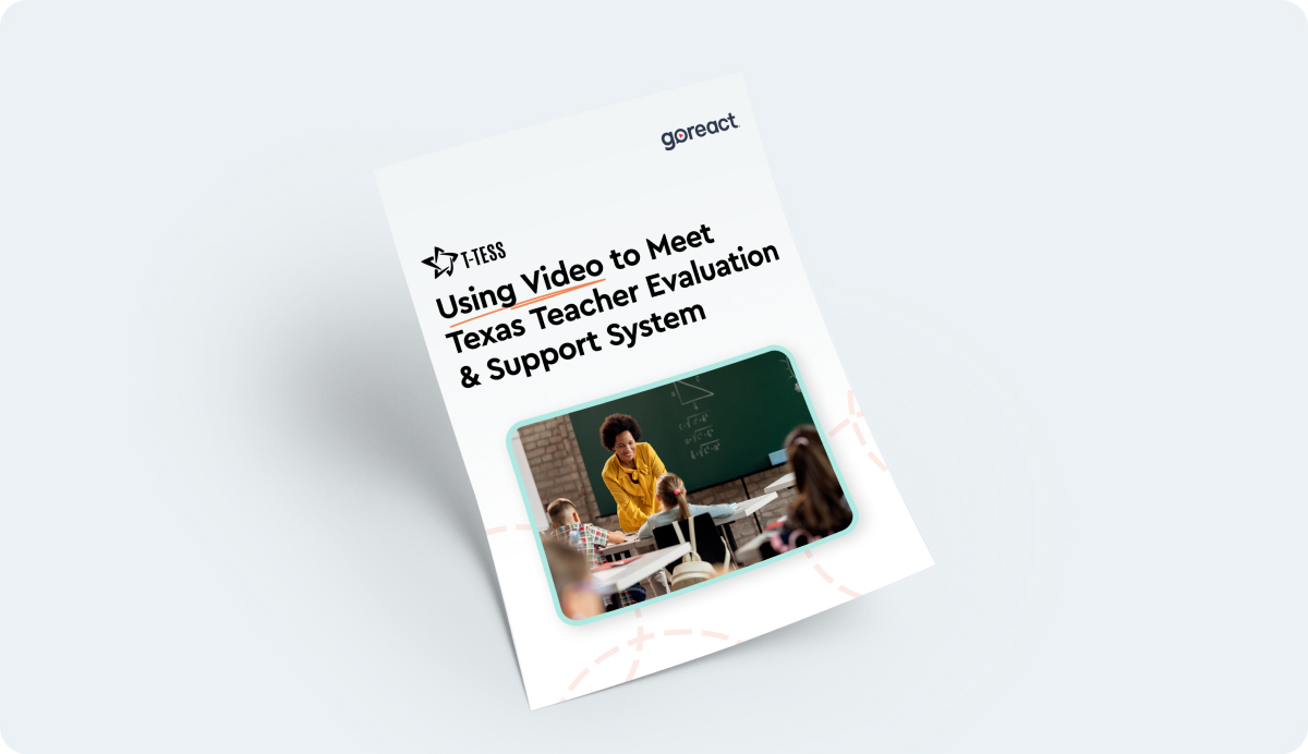 Using Video to Meet Texas Teacher Evaluation & Support System (T-TESS)