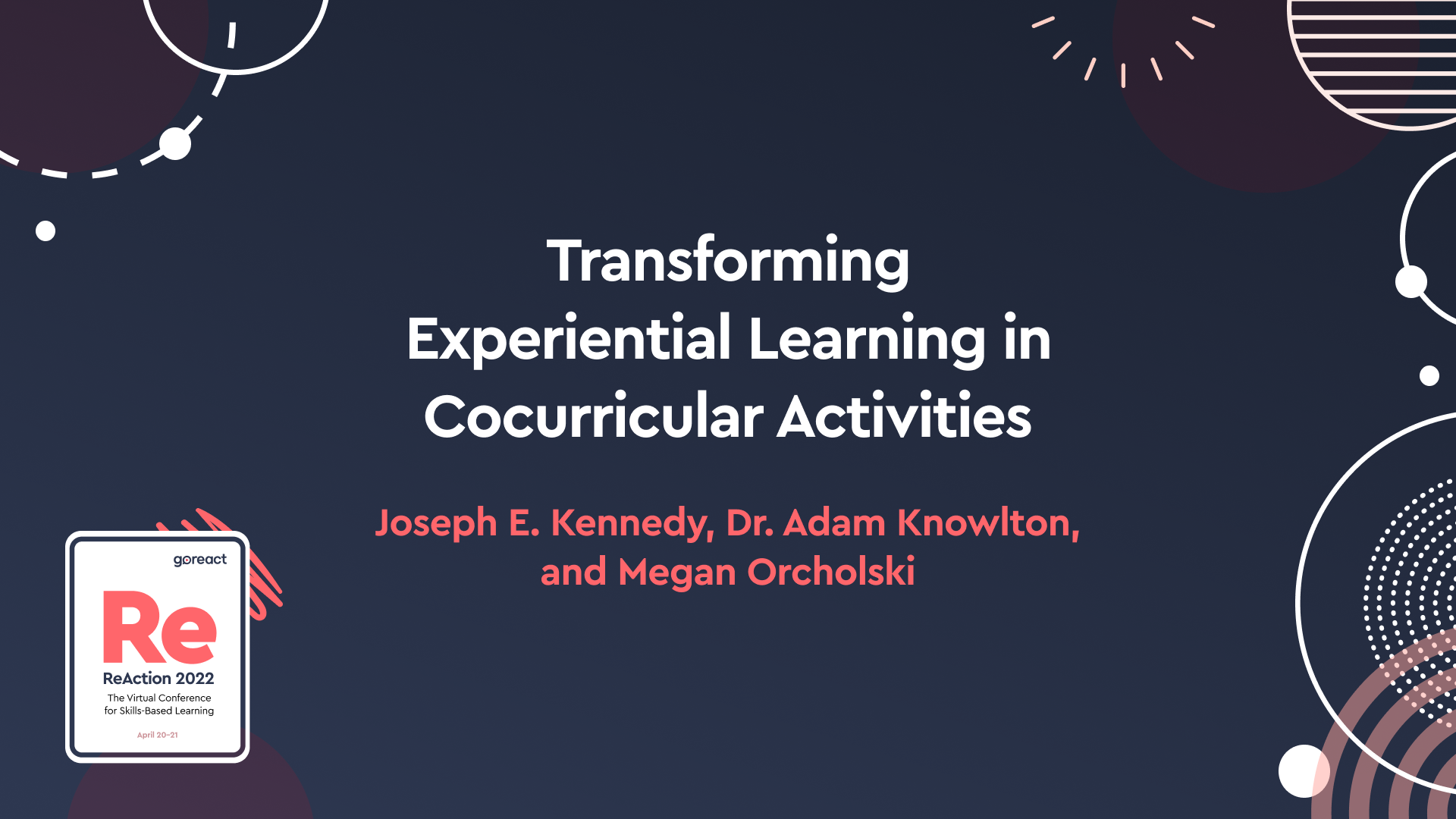 Transforming Experiential Learning in Cocurricular Activities