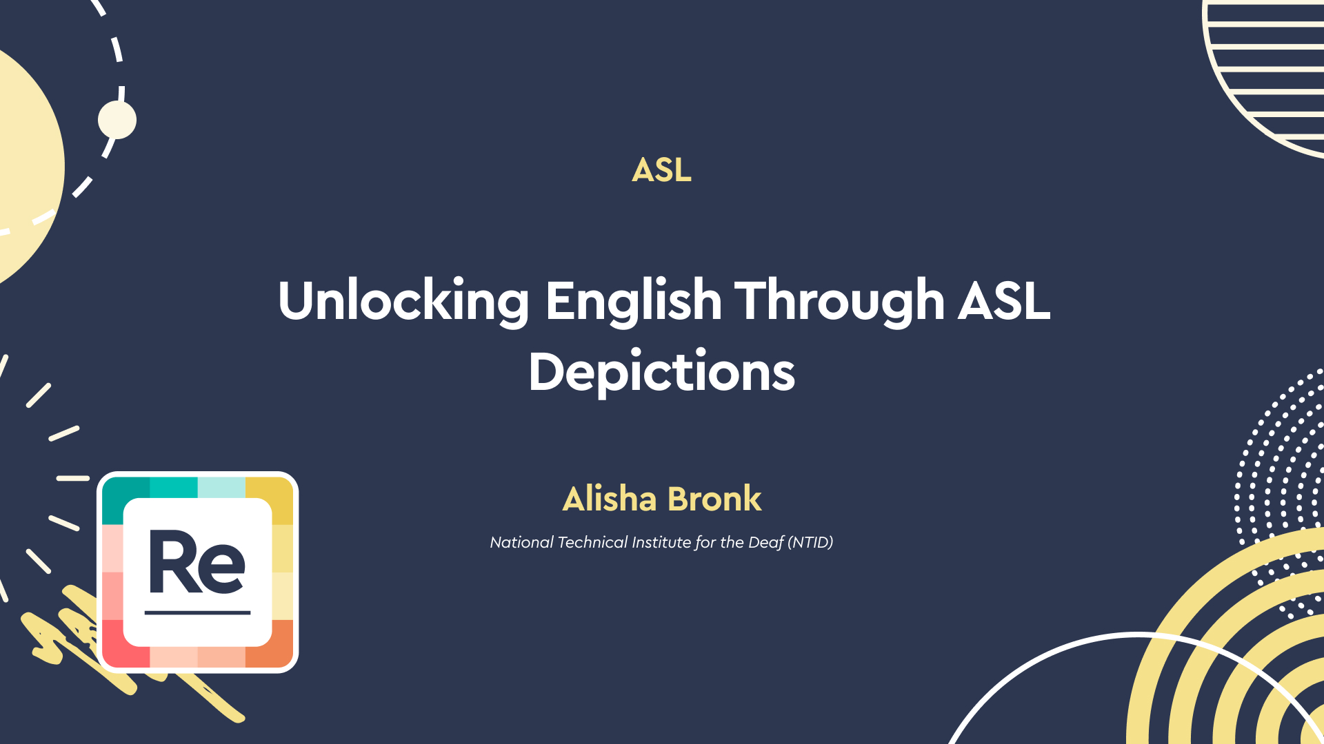 Unlocking English Through ASL Depictions